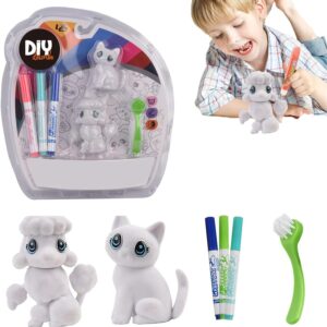 Kreatív színezhető firka plüss többszőr színezhető kisállatok - mosd meg és színezd újra! (BBMJ) - Image 4
