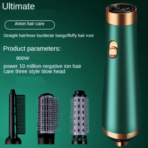 Negatív ionos 3 az 1-ben forró levegős hajszárító és hajegyenesítő fésű professzionális kefés hajszárító (BBV) - Image 7