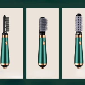 Negatív ionos 3 az 1-ben forró levegős hajszárító és hajegyenesítő fésű professzionális kefés hajszárító (BBV) - Image 11