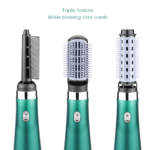 Negatív ionos 3 az 1-ben forró levegős hajszárító és hajegyenesítő fésű professzionális kefés hajszárító (BBV) - Image 10