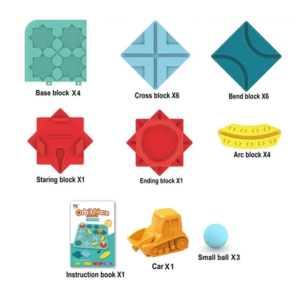 Logikai autós puzzle 118 kaland labirintuspálya játék gyerekeknek (BBLPJ) - Image 4