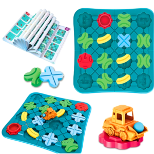 Logikai autós puzzle 118 kaland labirintuspálya játék gyerekeknek (BBLPJ) - Image 11