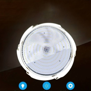 THO napelemes kör alakú vízálló kültéri veranda mennyezeti lámpa SCL-100W (BBD) (BBJH) - Image 12