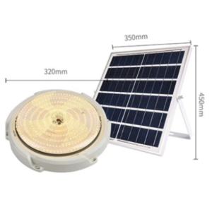 THO napelemes kör alakú vízálló kültéri veranda mennyezeti lámpa SCL-100W (BBD) (BBJH) - Image 3