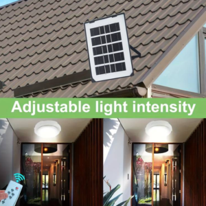 THO napelemes kör alakú vízálló kültéri veranda mennyezeti lámpa SCL-100W (BBD) (BBJH) - Image 10