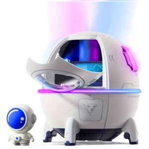 Űrhajós aromadiffúzor és párásító LED fénnyel a tiszta és hidratált levegőért (BBD) - Image 17