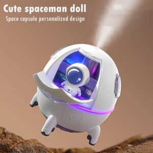 Űrhajós aromadiffúzor és párásító LED fénnyel a tiszta és hidratált levegőért (BBD) - Image 5