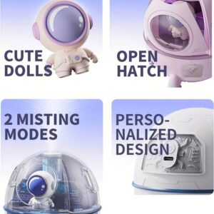 Űrhajós aromadiffúzor és párásító LED fénnyel a tiszta és hidratált levegőért (BBD) - Image 9