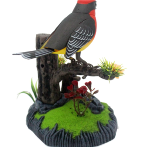 Hangvezérelt valósághűen csicsergő kismadaras toll és ceruzatartó (BBE) - Image 4