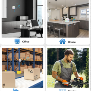 Vezeték nélküli vízálló ajtócsengő RGB fénnyel, 60 csengőhanggal (BBD) - Image 9