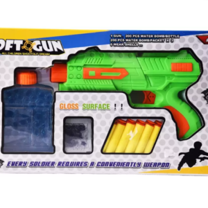 Vízzselé golyó soft gun játék pisztoly puha szivacs lövedékkel felszerelve (BBJ) (SB) - Image 8