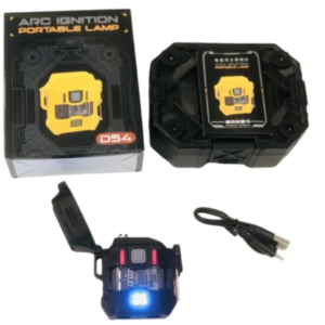 D54 elektromos, víz- és szélálló öngyújtó, zseblámpa funkcióval, díszdobozban (BBV) - Image 14