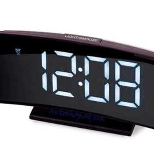 DS-3621L ívelt LED kijelzős digitális ébresztőóra, hőmérő funkcióval (BBV) - Image 3