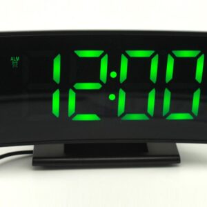 DS-3621L ívelt LED kijelzős digitális ébresztőóra, hőmérő funkcióval (BBV) - Image 4