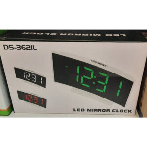 DS-3621L ívelt LED kijelzős digitális ébresztőóra, hőmérő funkcióval (BBV) - Image 6