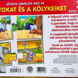 Játszva ismerjük meg az állatokat és a kölykeiket! Oktató játék gyerekeknek (BBJ) - Image 4