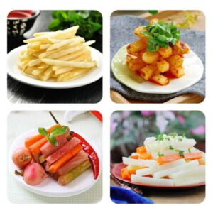 Rácsos, kézi krumpli szeletelő a tökéletes hasábburgonyához – gyors és egyszerű használat (BBM) (FX) - Image 3