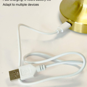 Újratölthető LED-es retro asztali lámpa érintésérzékelővel - bárlámpa hangulatfény 3 féle fehér világítással (BBJH) - Image 4