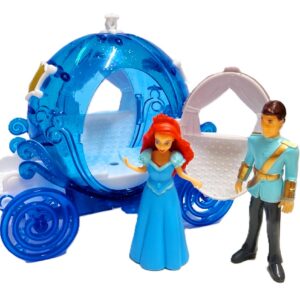 Mesebeli zenélő hintó - fehér lóval herceggel és hercegnővel (BBMJ) - Image 3