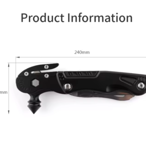 Rozsdamentes fémből készült ESCAPE szerszám praktikus eszköz autóvezetők számára - Image 9