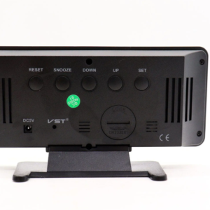 Tükör kijelzős LED digitális ébresztőóra hőmérséklet figyelő funkcióval (BBV) - Image 11