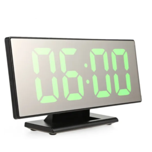 Tükör kijelzős LED digitális ébresztőóra hőmérséklet figyelő funkcióval (BBV) - Image 13