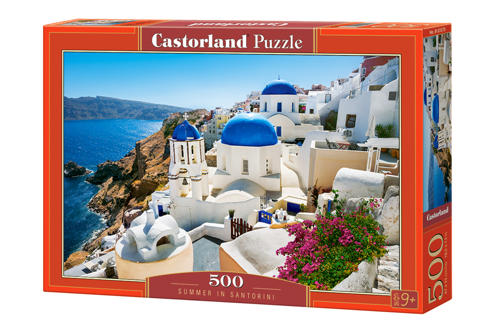 500 darabos nyár Santoriniban puzzle kirakó 47 x 33 cm (BBI-4784) 2