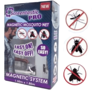 Ablakra rögzíthető, méretre vágható mágneses szúnyogháló 150 X 180 cm (BBL) - Image 5