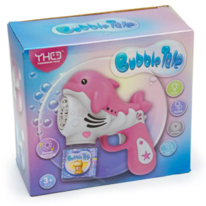 Aranyos rózsaszín delfines automata buborékfújó pisztoly (BBJ) - Image 4