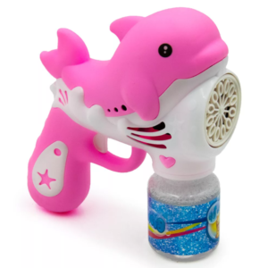 Aranyos rózsaszín delfines automata buborékfújó pisztoly (BBJ) - Image 5