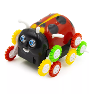 Bájos és szórakoztató katicabogár mintás pörgő forgó billencs kisautó (BBJ) - Image 8