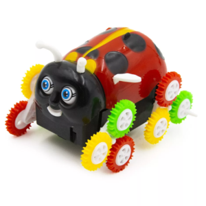 Bájos és szórakoztató katicabogár mintás pörgő forgó billencs kisautó (BBJ) - Image 7