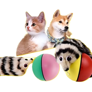 Bolyhos menyét - guruló, mozgó labda - lenyűgöző és szórakoztató játék macskáknak és kutyáknak (BBJ) - Image 4