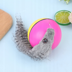 Bolyhos menyét - guruló, mozgó labda - lenyűgöző és szórakoztató játék macskáknak és kutyáknak (BBJ) - Image 7