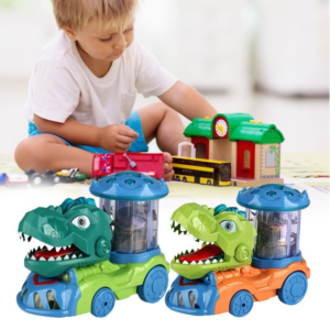 Interaktív dinoszaurusz szállító játék autó - automatikus mozgásokkal, hangokkal és fényekkel (BBJ) - Image 4