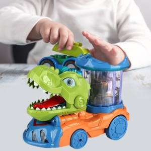 Interaktív dinoszaurusz szállító játék autó - automatikus mozgásokkal, hangokkal és fényekkel (BBJ) - Image 6