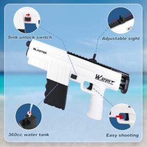 Elektromos automata  vízsugár lövő vízipisztoly 6 méteres lőtávolság (BBJ) - Image 5