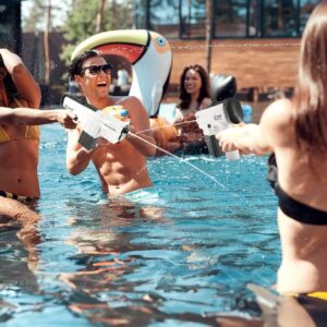 Elektromos automata  vízsugár lövő vízipisztoly 6 méteres lőtávolság (BBJ) - Image 3