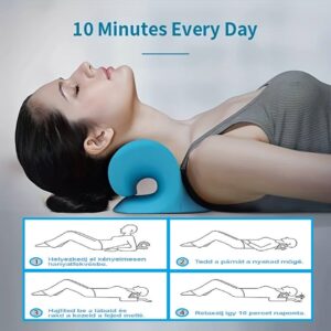 Ergonomikus nyaki és gerincnyújtó párna - helyreállítja a nyak természetes ívét, enyhíti a nyaki fájdalmakat (BBM) - Image 5