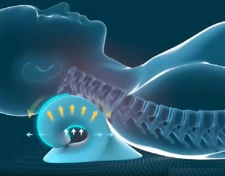 Ergonomikus nyaki és gerincnyújtó párna – helyreállítja a nyak természetes ívét, enyhíti a nyaki fájdalmakat 4