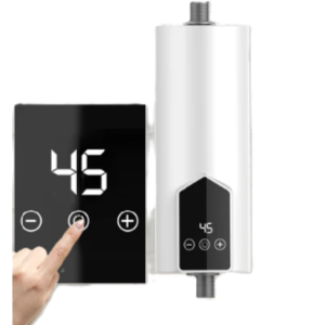 Helytakarékos mini elektromos digitális hőmérséklet-szabályozós, tartály nélküli átfolyós vízmelegítő 5500 W (BBV) - Image 3