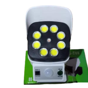 Kültéri solar napelemes mozgásérzékelős 77 LED-es lámpa és álkamera táviránytóval QG-T08 (BBL) (BBJH) - Image 3