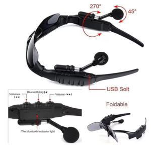 Multifunkciós napszemüveg - beépített bluetooth-os vezeték nélküli headset-tel - napszemüveg és fülhallgató egyben (BBM) - Image 8