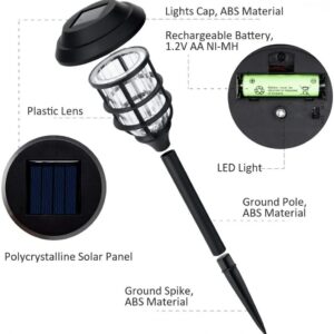 Napelemes kültéri földbe szúrható UV - LED elektromos, vízálló szúnyogirtó lámpa (BBV) - Image 7