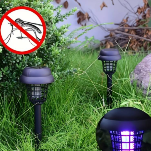 Napelemes kültéri földbe szúrható UV - LED elektromos, vízálló szúnyogirtó lámpa (BBV) - Image 11