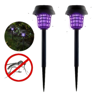 Napelemes kültéri földbe szúrható UV - LED elektromos, vízálló szúnyogirtó lámpa (BBV) - Image 4