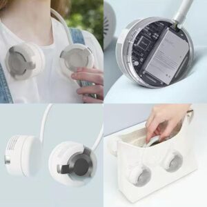 Praktikus akkus, nyakba akasztós ventilátor szabadtéri sportoláshoz és túrázáshoz (BBD) - Image 3