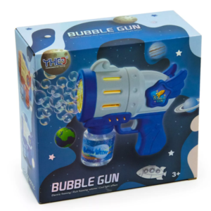 Szárnyakkal díszített kék színű automata buborékfújó pisztoly (BBJ) - Image 4