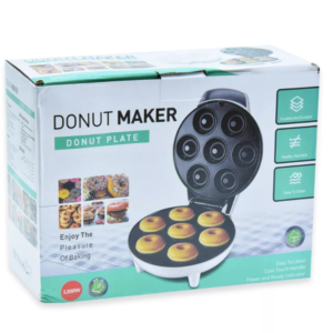 Tapadásmentes, elektromos fánkkészítő - mini kerek gömbgyűrűs fánkkészítő gép 7 db fánkhoz (BBM) - Image 6