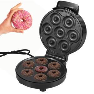 Tapadásmentes, elektromos fánkkészítő - mini kerek gömbgyűrűs fánkkészítő gép 7 db fánkhoz (BBM) - Image 8